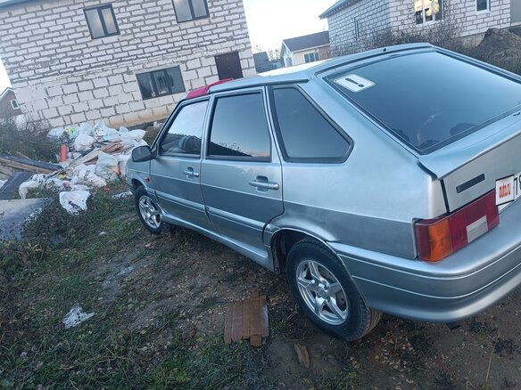 2007 Lada (ВАЗ) 2114, серебристый, 120000 рублей - вид 5