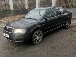 2007 Skoda Superb I Рестайлинг, чёрный, 650000 рублей, вид 1