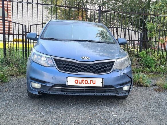 2015 Kia Rio III Рестайлинг, голубой, 1150000 рублей