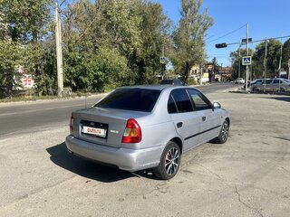 2009 Hyundai Accent ТагАЗ II, серебристый, 650000 рублей, вид 4