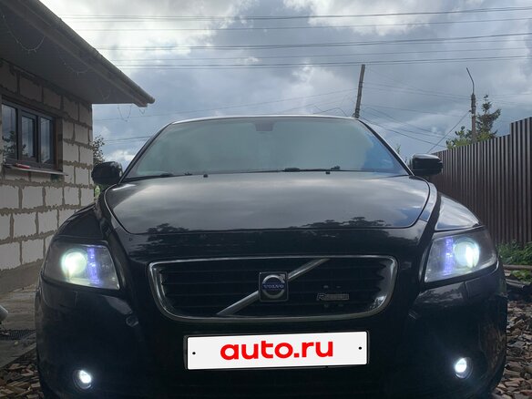 2008 Volvo S40 II Рестайлинг, чёрный, 850000 рублей