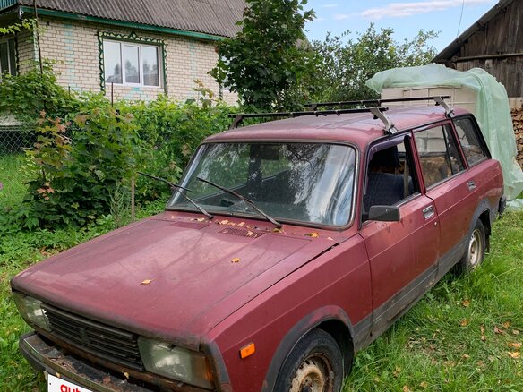 2008 Lada (ВАЗ) 2104, красный, 74000 рублей