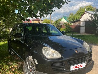 2005 Porsche Cayenne I (955), чёрный, 1500000 рублей, вид 2