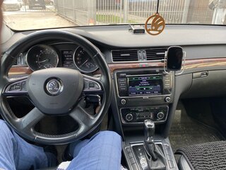 2013 Skoda Superb DSG II Рестайлинг, белый, 899000 рублей, вид 5