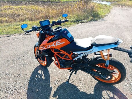2017 KTM 390 Duke, оранжевый, 450000 рублей, вид 5