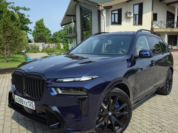 2024 BMW X7 40i I (G07) Рестайлинг, синий, 12375420 рублей - вид 34