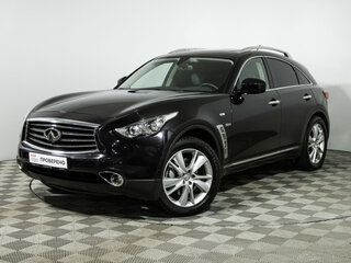 2013 Infiniti QX70, чёрный, 1799585 рублей, вид 1