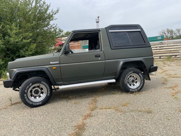 1991 Daihatsu Rugger I, зелёный - вид 15