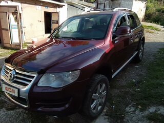 2008 Volkswagen Touareg I Рестайлинг, пурпурный, 1470000 рублей, вид 3