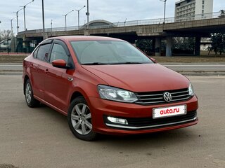 2016 Volkswagen Polo V Рестайлинг, оранжевый, 999999 рублей, вид 4