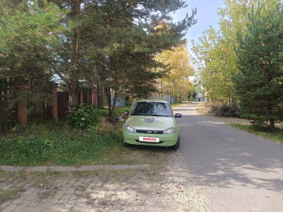 2006 Lada (ВАЗ) Kalina I, зелёный, 250000 рублей - вид 2