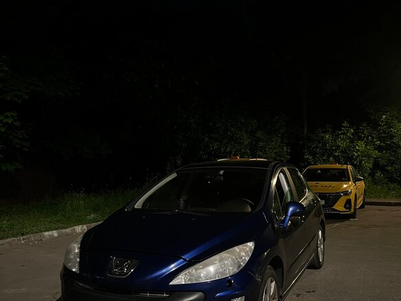 2008 Peugeot 308 I, синий, 480000 рублей - вид 1