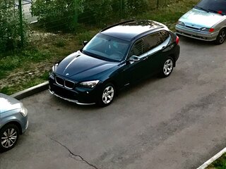 2014 BMW X1 20d I (E84) Рестайлинг, синий, 1350000 рублей, вид 2