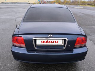 2006 Hyundai Sonata ТагАЗ IV (EF) Рестайлинг, синий, 460000 рублей, вид 5