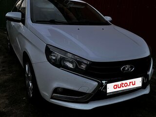2017 Lada (ВАЗ) Vesta I, белый, 620000 рублей, вид 2