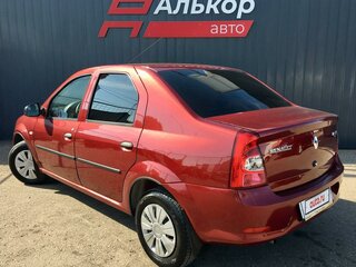 2011 Renault Logan I Рестайлинг, красный, 330000 рублей, вид 4