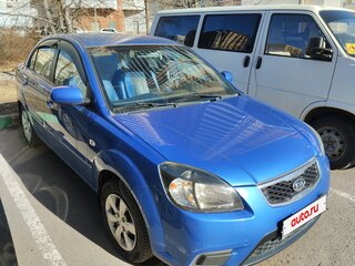 2010 Kia Rio II Рестайлинг, синий, 600000 рублей, вид 2