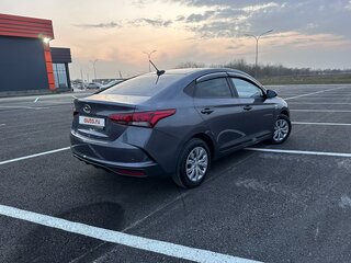2021 Hyundai Solaris II Рестайлинг, серый, 1735000 рублей, вид 5