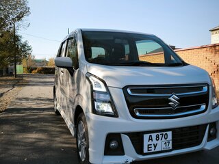 2017 Suzuki Wagon R V Рестайлинг, белый, 730000 рублей, вид 3