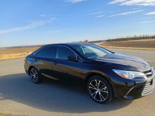 2017 Toyota Camry VII (XV50) Рестайлинг, чёрный, 2350000 рублей, вид 4
