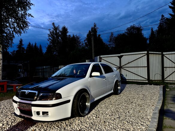 2002 Skoda Octavia I (A4) Рестайлинг, белый - вид 6