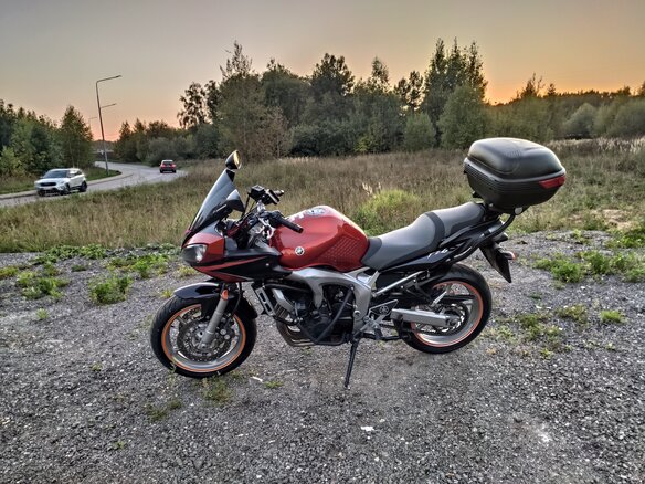 2009 Yamaha FZ6, оранжевый, 349000 рублей - вид 21