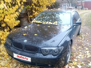 2004 BMW 7 серии 730d IV (E65/E66), чёрный, 1100000 рублей, вид 2