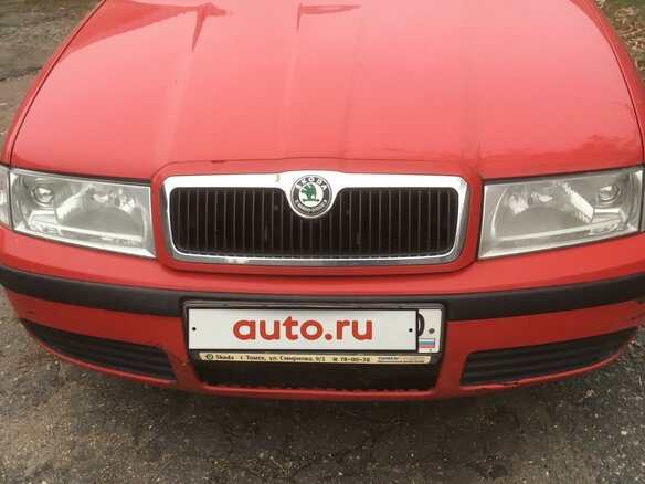 2008 Skoda Octavia I (A4) Рестайлинг, красный, 395000 рублей - вид 1