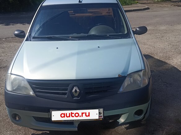 2007 Renault Logan I, зелёный, 230000 рублей