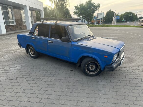 2005 Lada (ВАЗ) 2107, синий, 90000 рублей - вид 1