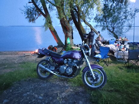 1995 Kawasaki ZR 750 Zephyr, фиолетовый, 199000 рублей, вид 1