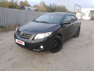 2008 Toyota Corolla X (E140, E150), чёрный, 950000 рублей, вид 1