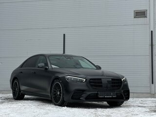 2021 Mercedes-Benz S-Класс 450 Long 4MATIC VII (W223), чёрный, 10250000 рублей, вид 5