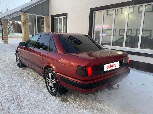 1992 Audi 100 IV (C4), красный, 240000 рублей - вид 9