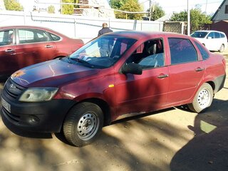 2013 Lada (ВАЗ) Granta I, красный, 300000 рублей, вид 1