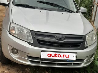2014 Lada (ВАЗ) Granta I, серебристый, 350000 рублей, вид 1