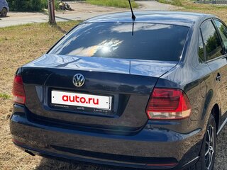 2016 Volkswagen Polo V Рестайлинг, синий, 740000 рублей, вид 4