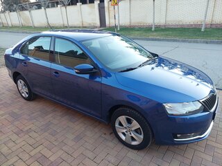 2018 Skoda Rapid I Рестайлинг, синий, 1380000 рублей, вид 1
