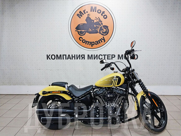 2023 Harley-Davidson Street Bob, жёлтый, 1685900 рублей