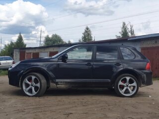 2005 Porsche Cayenne I (955), чёрный, 1400000 рублей, вид 3
