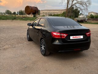 2016 Lada (ВАЗ) Vesta I, чёрный, 740000 рублей, вид 2