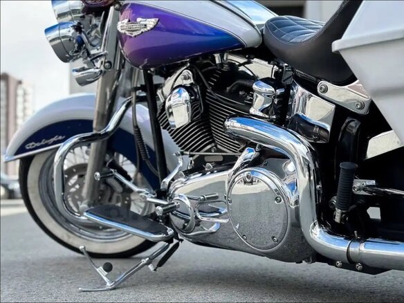 2010 Harley-Davidson Softail Deluxe, пурпурный, 1350000 рублей - вид 24