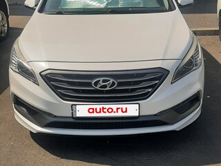 2016 Hyundai Sonata VII (LF), белый, 1300000 рублей, вид 1