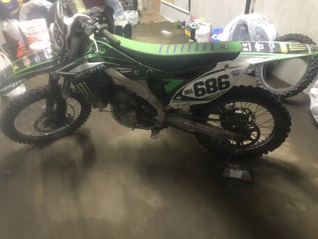 2015 Kawasaki KX 250, зелёный, 450000 рублей, вид 1