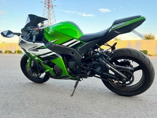 2011 Kawasaki ZX-10R Ninja, зелёный, 890000 рублей, вид 3