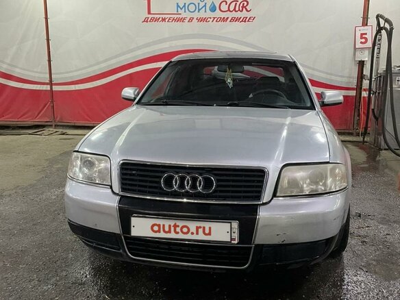 2002 Audi A6 II (C5) Рестайлинг, серебристый - вид 1