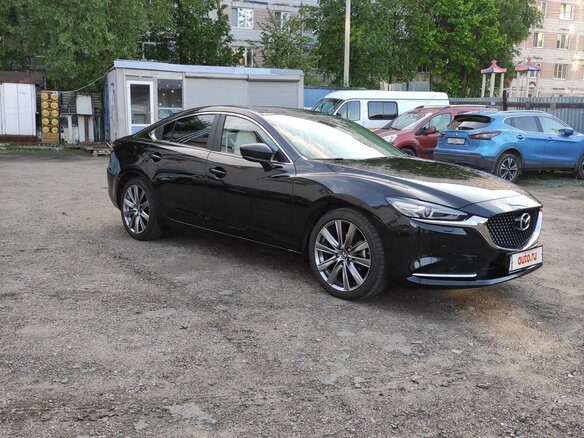 2019 Mazda 6 III (GJ) Рестайлинг 2, чёрный, 2050000 рублей - вид 6
