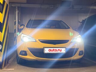 2012 Opel Astra GTC J Рестайлинг, жёлтый, 550000 рублей, вид 3