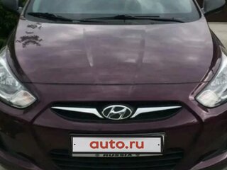 2013 Hyundai Solaris I, фиолетовый, 850000 рублей, вид 2