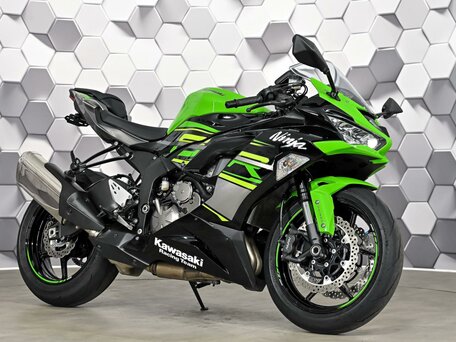 2019 Kawasaki ZX-6R Ninja, зелёный, 1077000 рублей, вид 1